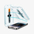 AGL05202 - iPhone 14 Pro Max Screen Protector EZ FIT GLAS.tR (Sensor Protection) showing the device